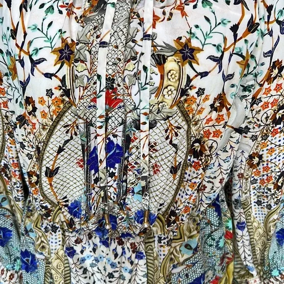 Camilla 100%Silk Dress Size M - Picture 3 of 7